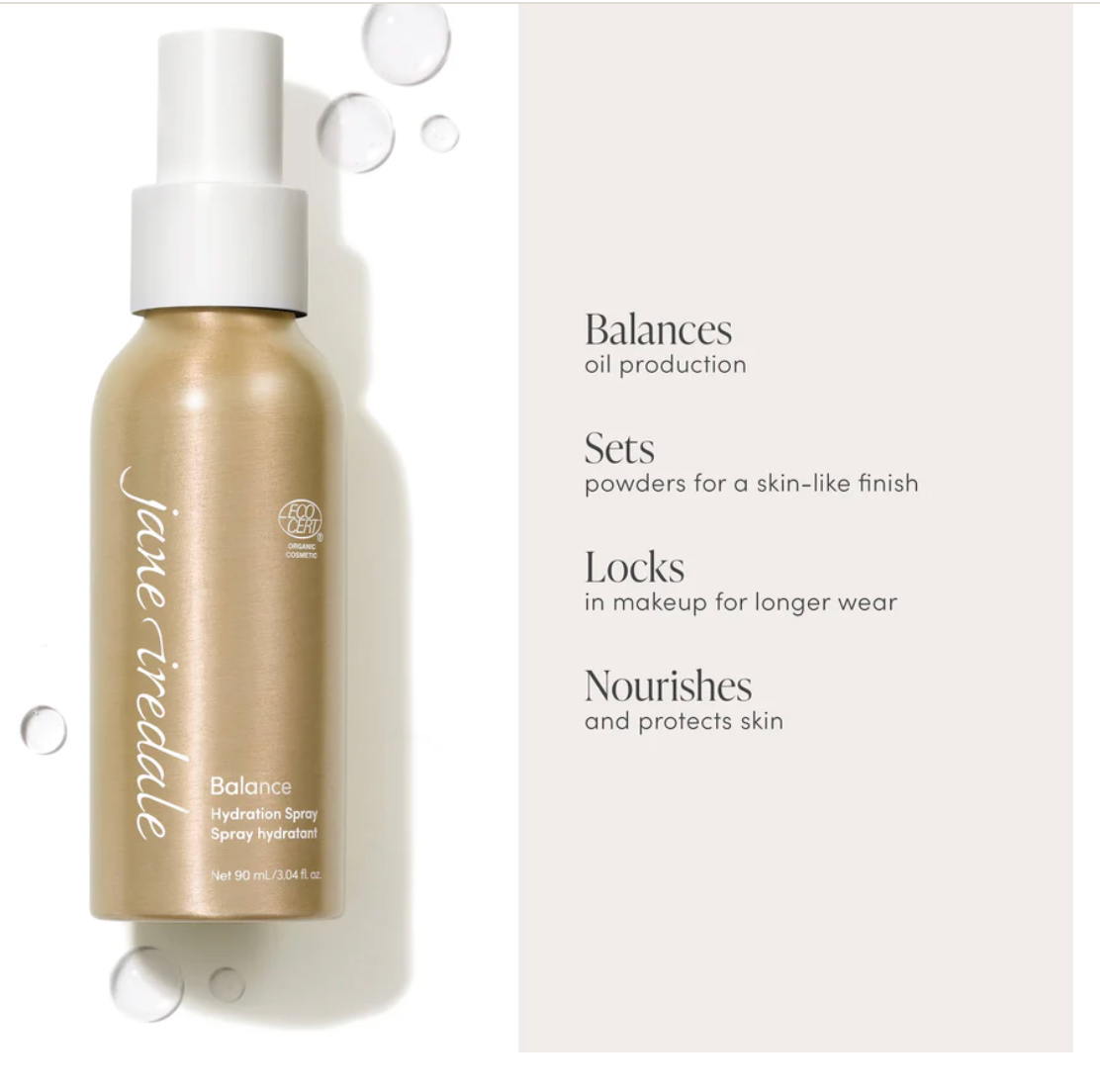 Jane Iredale Hydration Spray EcoCert Natural (Balance)